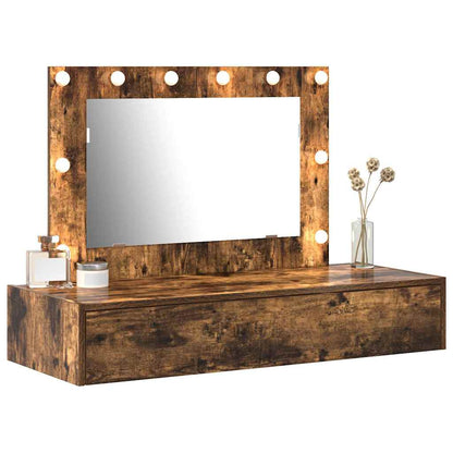 Schminktisch mit Speicher Braun 100 x 40 x 70 cm Holzwerkstoff