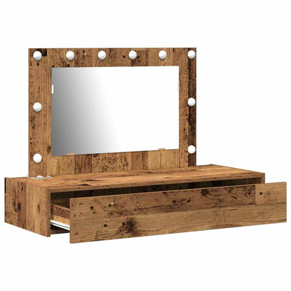 Schminktisch mit Speicher Braun 100 x 40 x 70 cm Holzwerkstoff