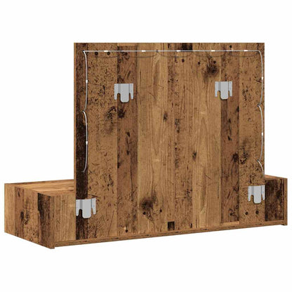 Schminktisch mit Speicher Braun 100 x 40 x 70 cm Holzwerkstoff