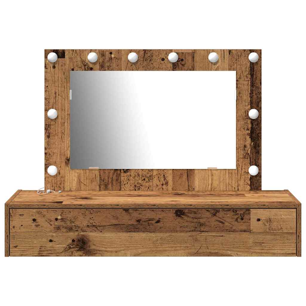 Schminktisch mit Speicher Braun 100 x 40 x 70 cm Holzwerkstoff