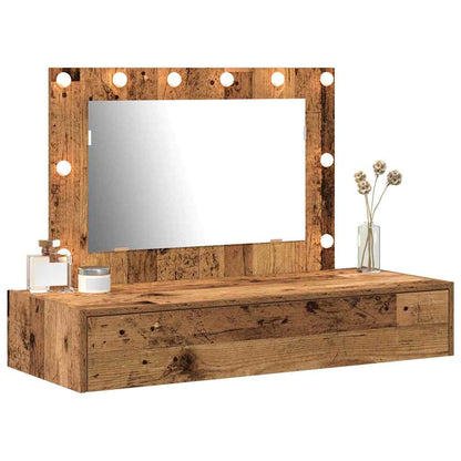 Schminktisch mit Speicher Braun 100 x 40 x 70 cm Holzwerkstoff
