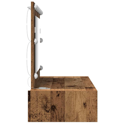 Schminktisch mit Speicher Braun 100 x 40 x 70 cm Holzwerkstoff