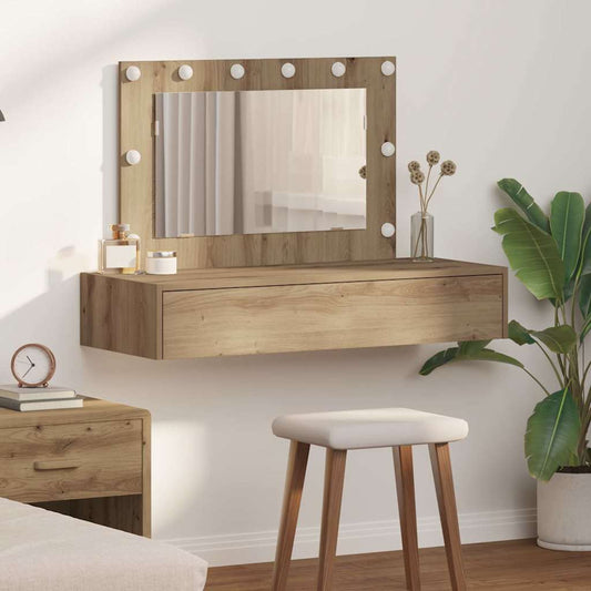 Schminktisch mit Speicher Braun 100 x 40 x 70 cm Holzwerkstoff