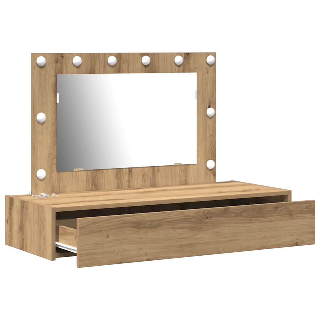 Schminktisch mit Speicher Braun 100 x 40 x 70 cm Holzwerkstoff