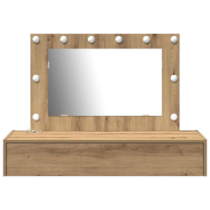 Schminktisch mit Speicher Braun 100 x 40 x 70 cm Holzwerkstoff