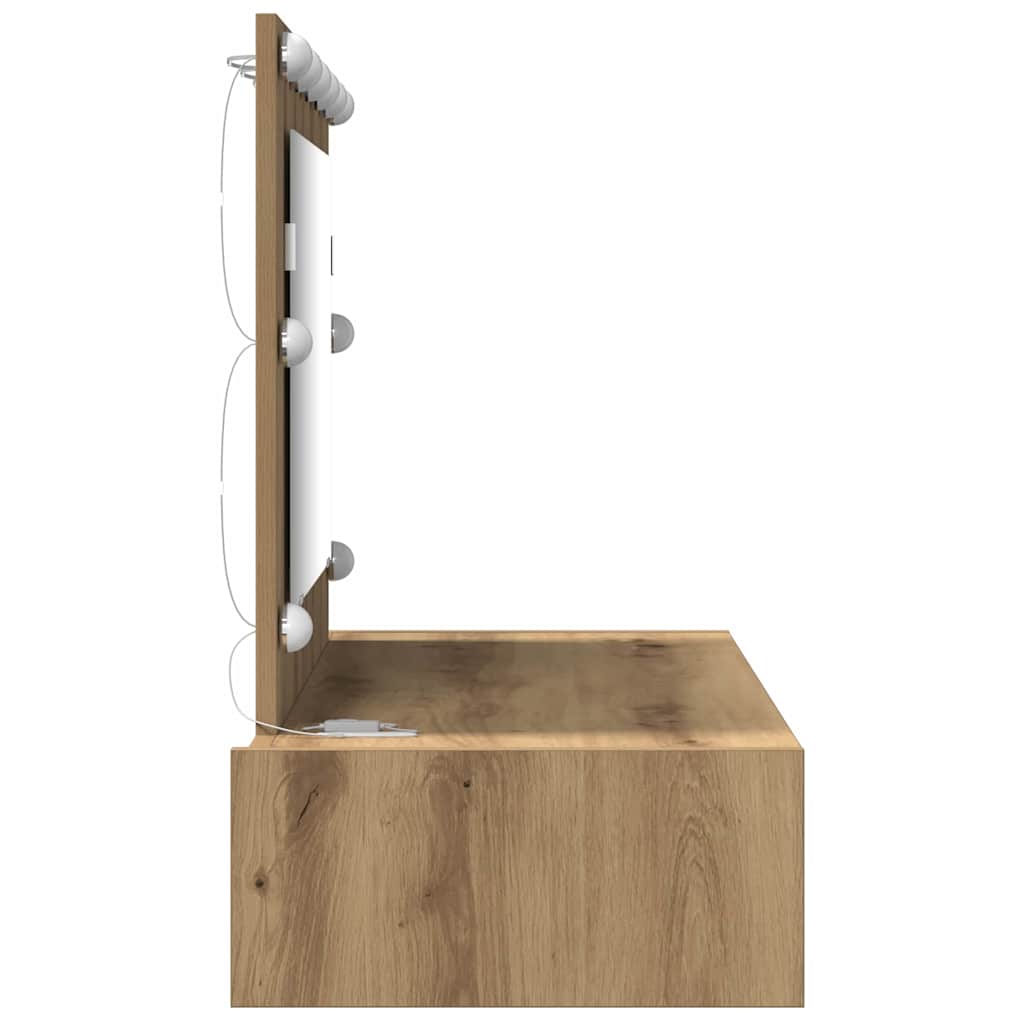 Schminktisch mit Speicher Braun 100 x 40 x 70 cm Holzwerkstoff