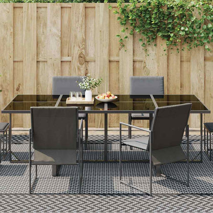 Outdoor Teppich Schwarz und Grau 300 x 400 cm PP