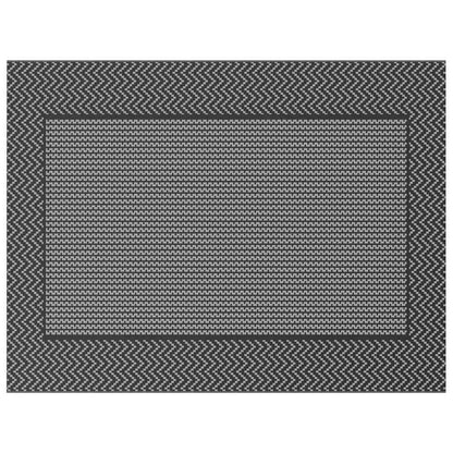 Outdoor Teppich Schwarz und Grau 300 x 400 cm PP