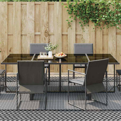 Outdoor Teppich Schwarz und Grau 300 x 600 cm PP