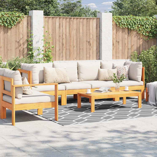 Outdoor Teppich Grau und Weiß 300 x 300 cm PP