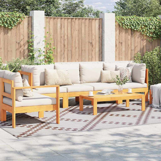 Outdoor Teppich Braun und Weiß 300 x 400 cm PP