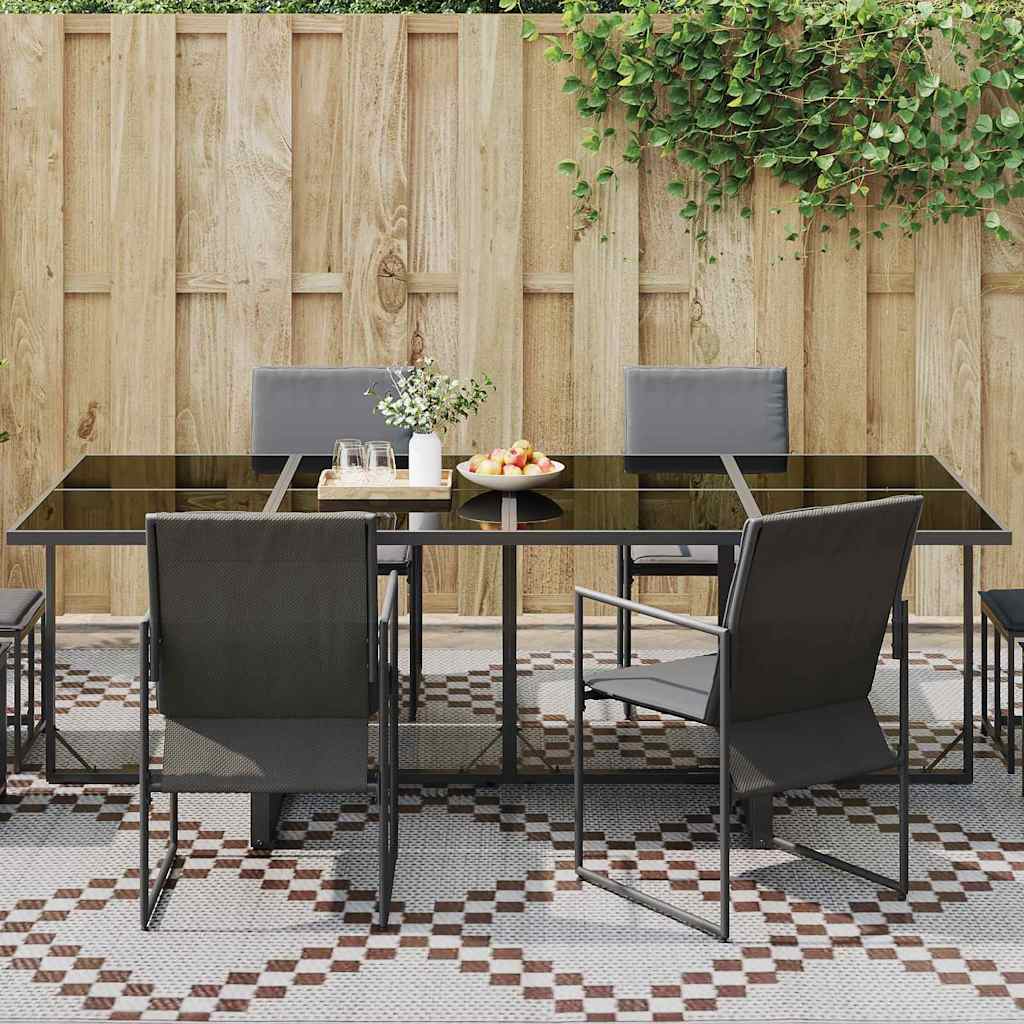 Outdoor Teppich Braun und Weiß 300 x 400 cm PP