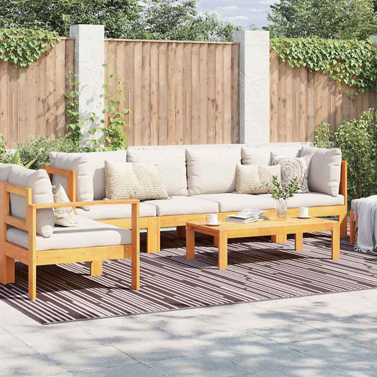 Outdoor Teppich Braun 300 x 400 cm PP