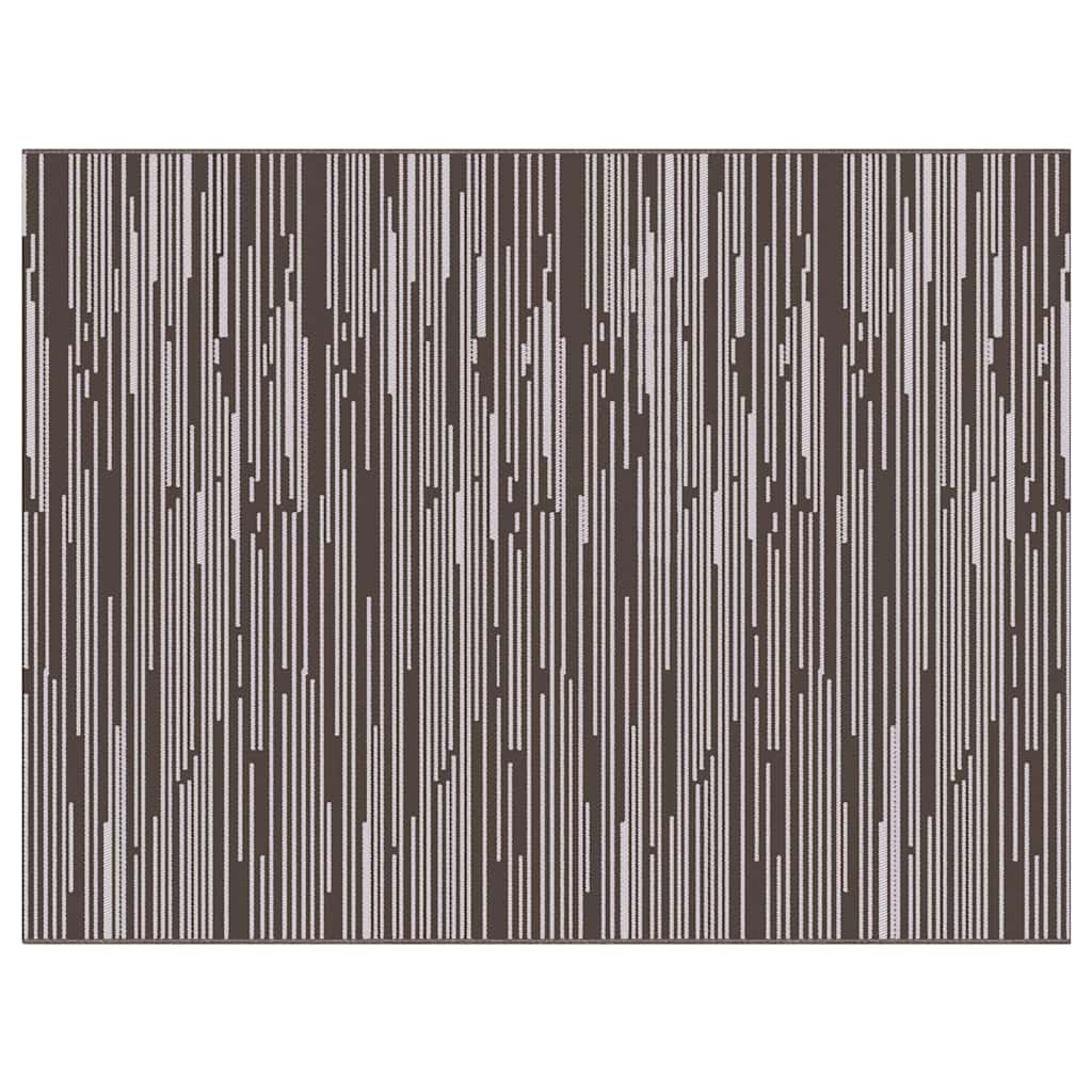 Outdoor Teppich Braun 300 x 400 cm PP