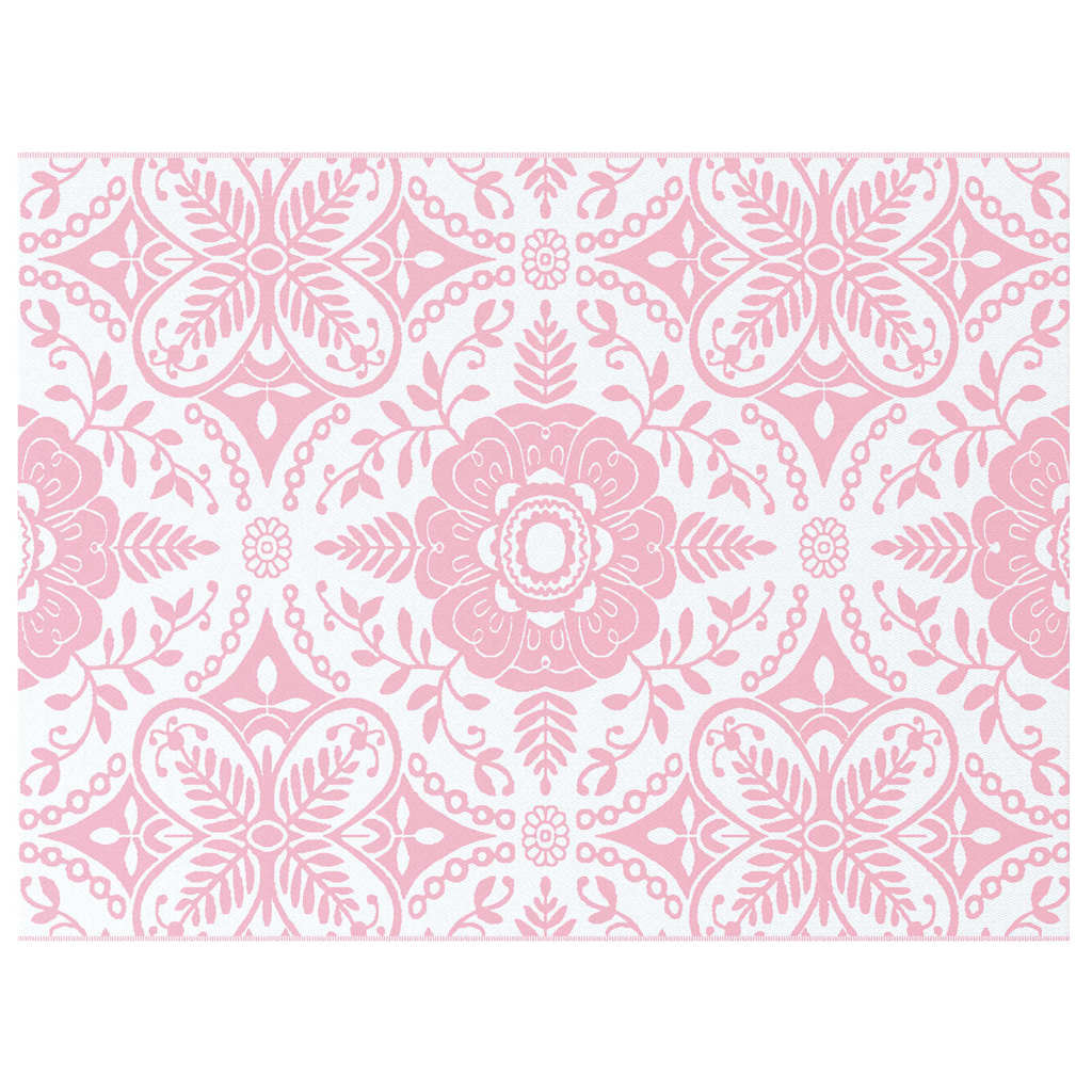 Outdoor Teppich Rosa 300 x 400 cm PP