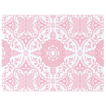 Outdoor Teppich Rosa 300 x 400 cm PP