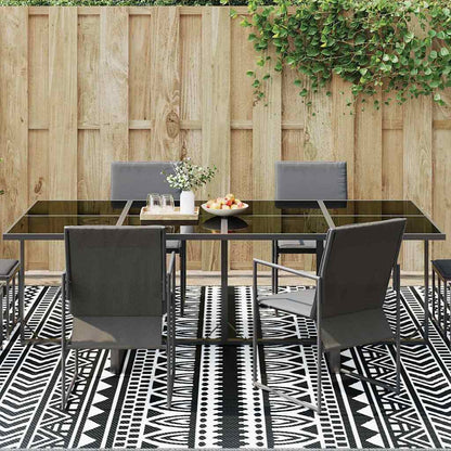 Outdoor Teppich Schwarz und Weiß 300 x 400 cm PP