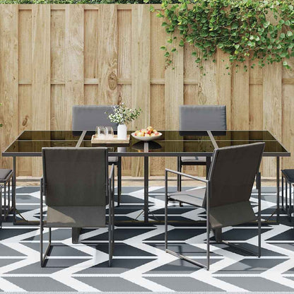 Outdoor Teppich Grau 300 x 400 cm PP