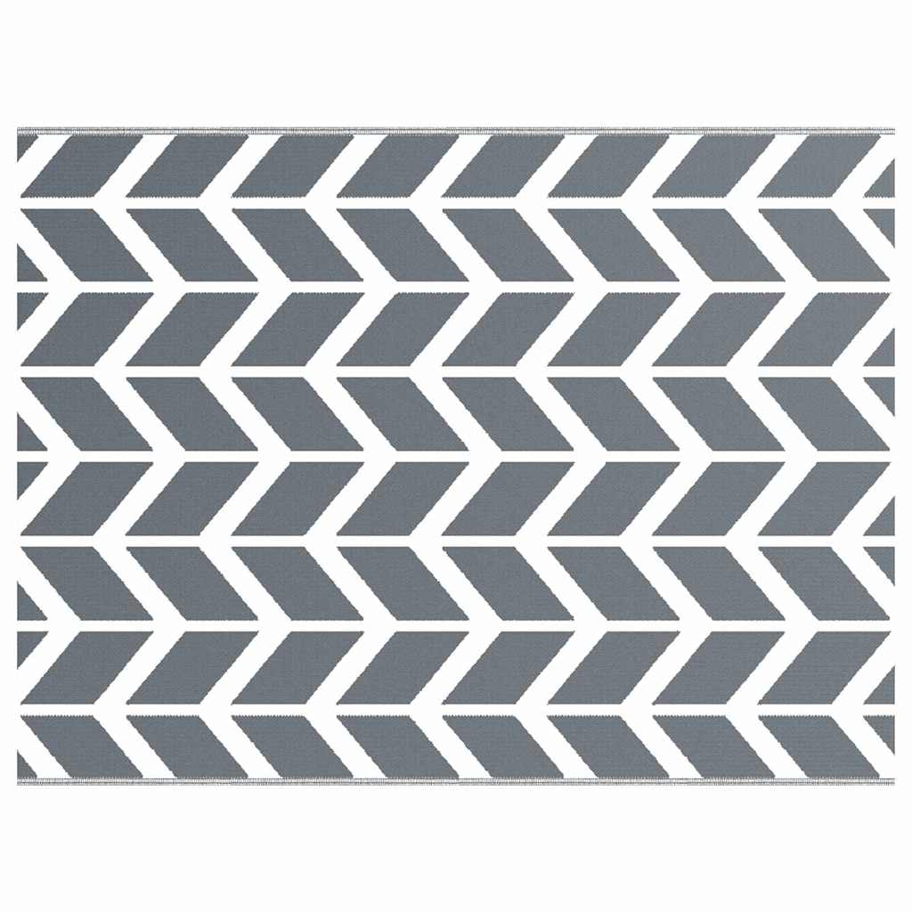 Outdoor Teppich Grau 300 x 400 cm PP