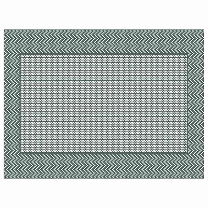 Outdoor Teppich Grün und Weiß 300 x 400 cm PP