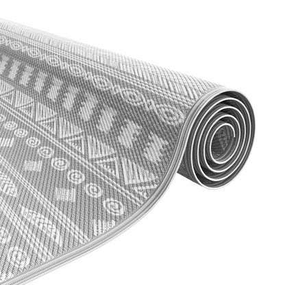 Outdoor Teppich Grau 300 x 400 cm PP