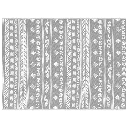 Outdoor Teppich Grau 300 x 400 cm PP