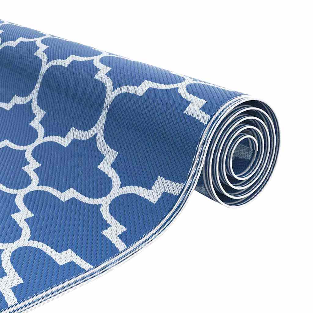Outdoor Teppich Blau 300 x 400 cm PP