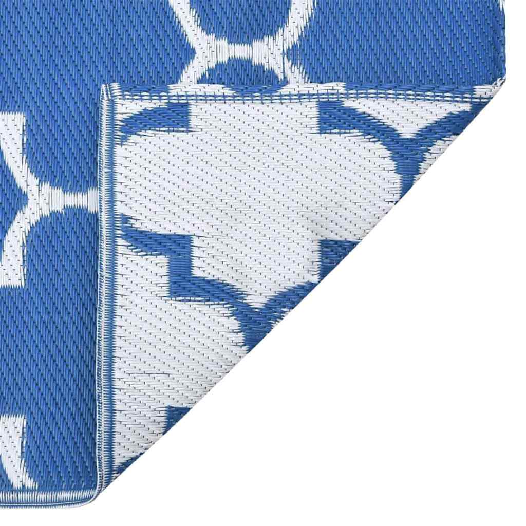 Outdoor Teppich Blau 300 x 400 cm PP
