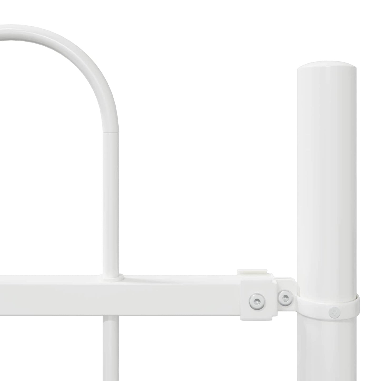 Gartenzaun Grau 5.1 x 0.6 m Pulverbeschichteter Stahl