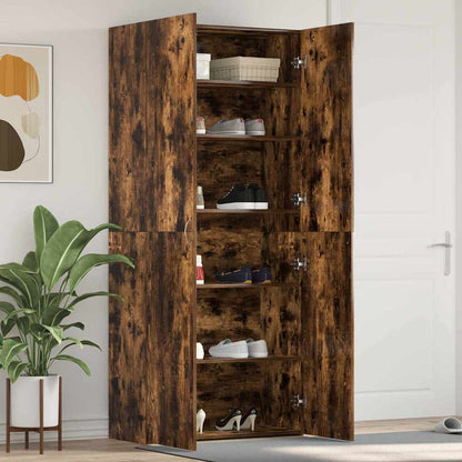 Schuhschrank Mehrfarbig 80 x 35,5 x 180 cm Holzwerkstoff