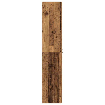 Schuhschrank mit Regal Braun 80 x 35,5 x 180 cm Holzwerkstoff