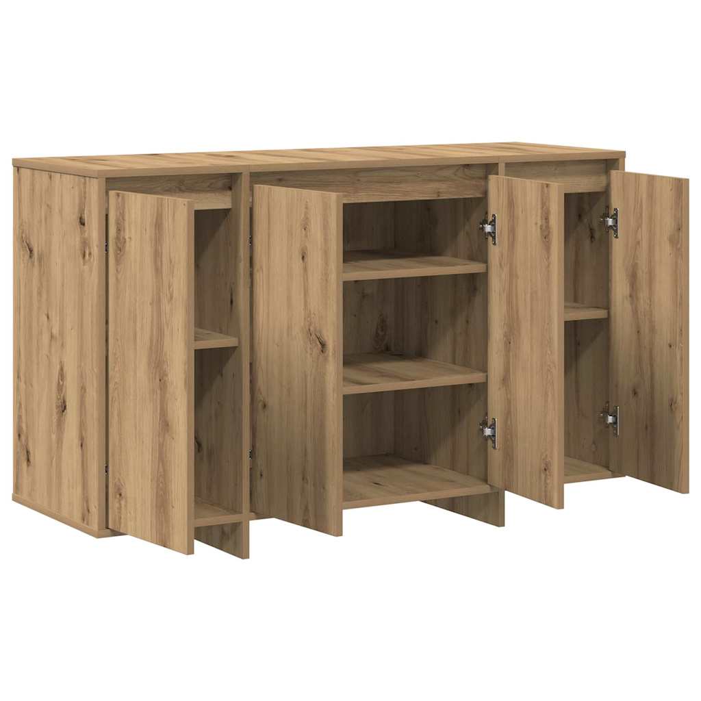 Sideboard Artisan-Eiche 120 x 41 x 75 cm Holzwerkstoff