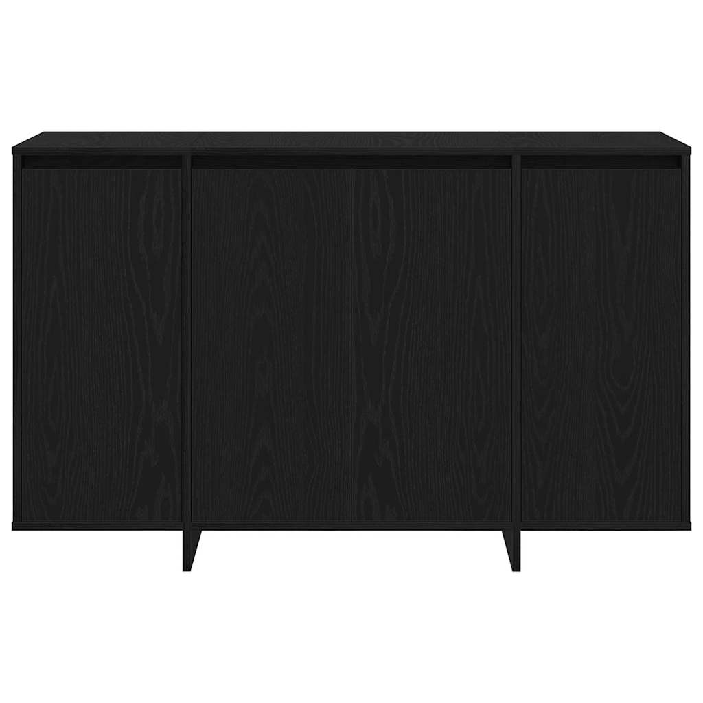 Sideboard Schwarz Eichen-Optik 120 x 41 x 75 cm Holzwerkstoff