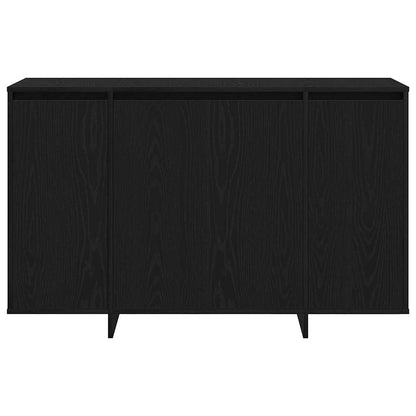 Sideboard Schwarz Eichen-Optik 120 x 41 x 75 cm Holzwerkstoff