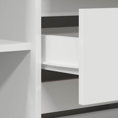 Sideboard mit Schubladen Weiß 120 x 41 x 75 cm Holzwerkstoff