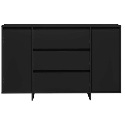 Sideboard mit Schubladen Schwarz 120 x 41 x 75 cm Holzwerkstoff