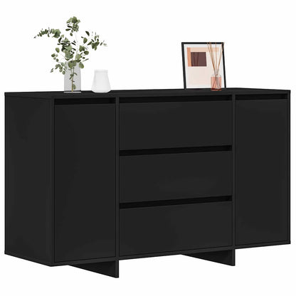 Sideboard mit Schubladen Schwarz 120 x 41 x 75 cm Holzwerkstoff