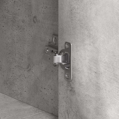 Sideboard Betongrau 120 x 41 x 75 cm Holzwerkstoff