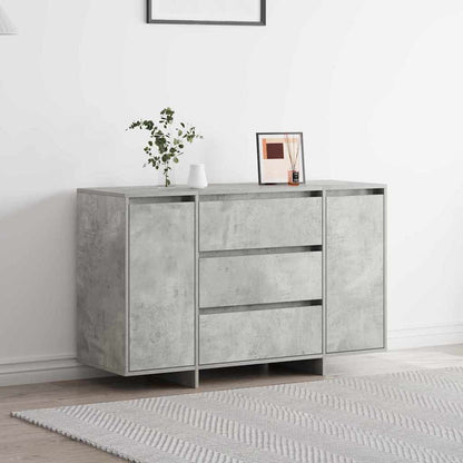 Sideboard Betongrau 120 x 41 x 75 cm Holzwerkstoff