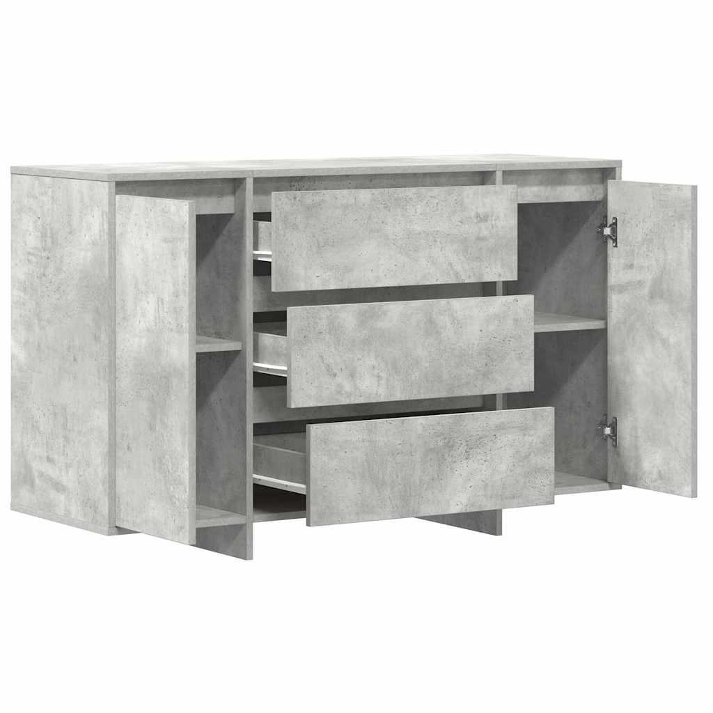 Sideboard Betongrau 120 x 41 x 75 cm Holzwerkstoff