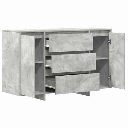 Sideboard Betongrau 120 x 41 x 75 cm Holzwerkstoff