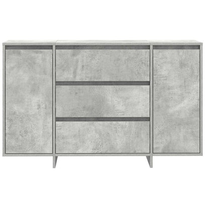 Sideboard Betongrau 120 x 41 x 75 cm Holzwerkstoff