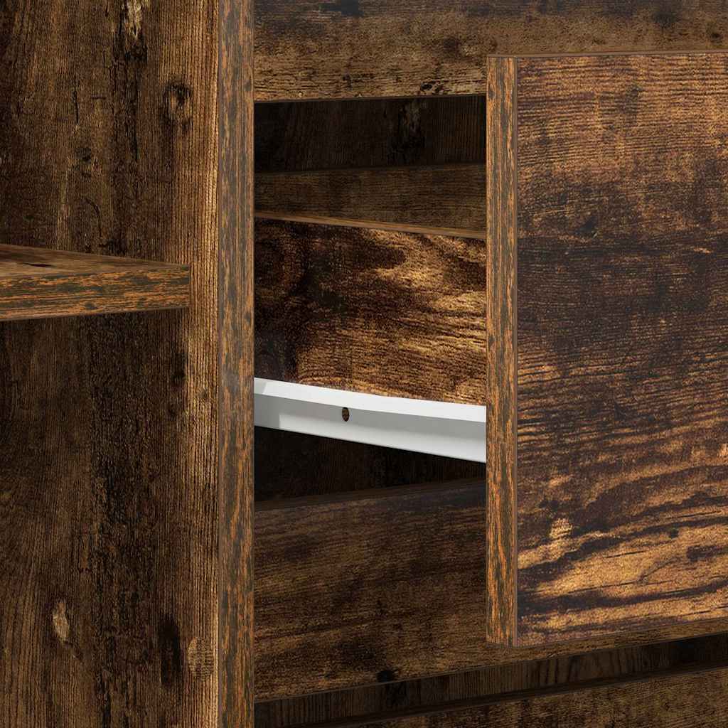 Sideboard Räuchereiche 120 x 41 x 75 cm Holzwerkstoff