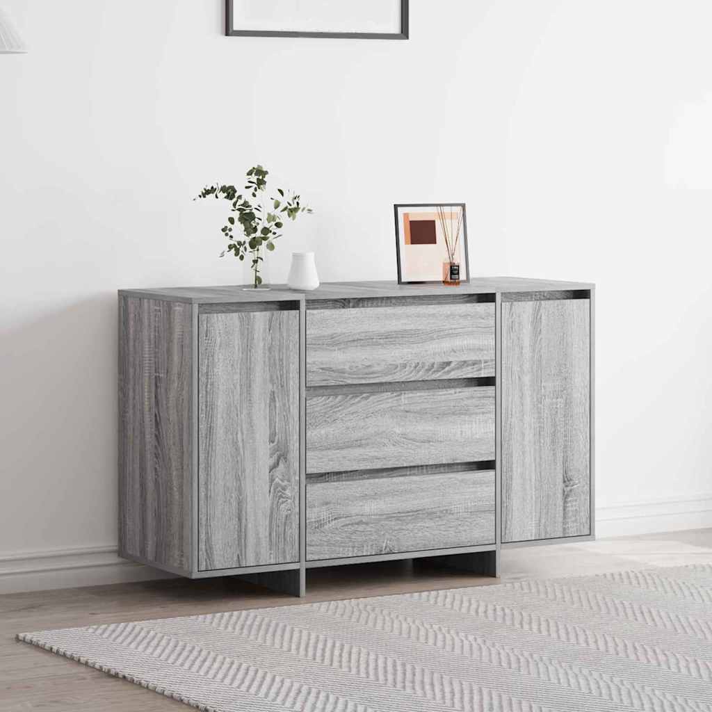 Sideboard Grau Sonoma 120 x 41 x 75 cm Holzwerkstoff