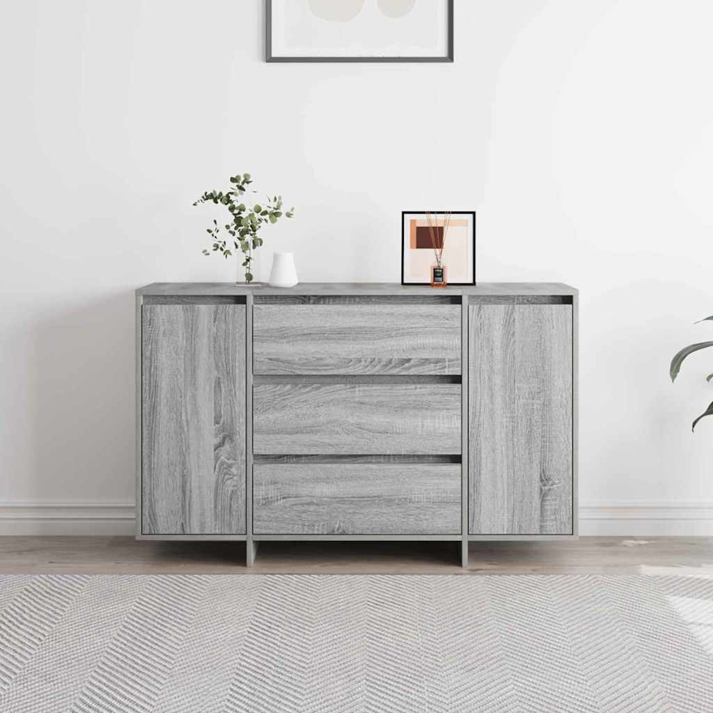 Sideboard Grau Sonoma 120 x 41 x 75 cm Holzwerkstoff