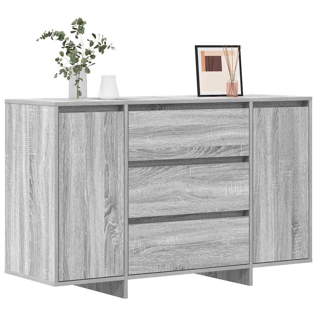 Sideboard Grau Sonoma 120 x 41 x 75 cm Holzwerkstoff