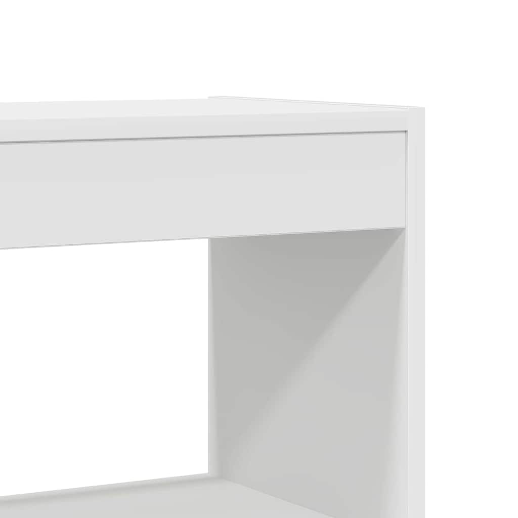 Bücherregal Weiß Holzwerkstoff