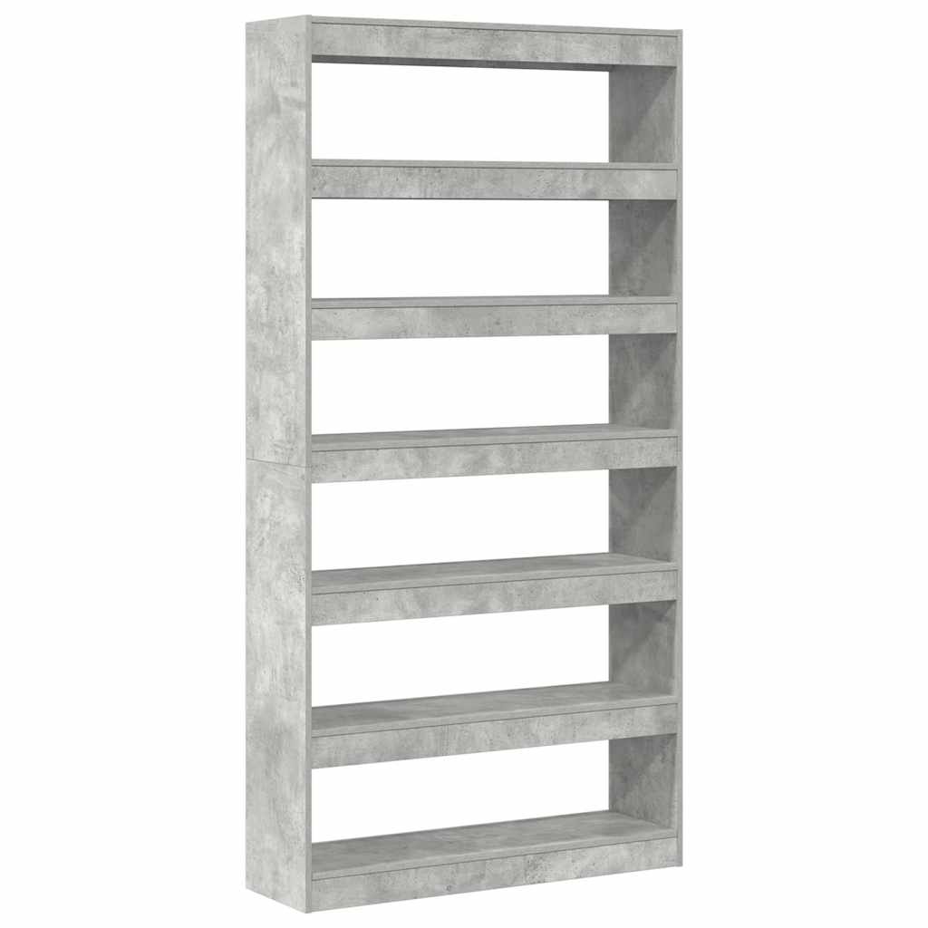 Bücherregal Grau Holzwerkstoff