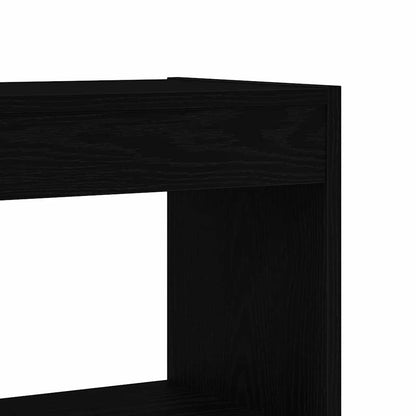 Bücherregal Schwarz Holzwerkstoff