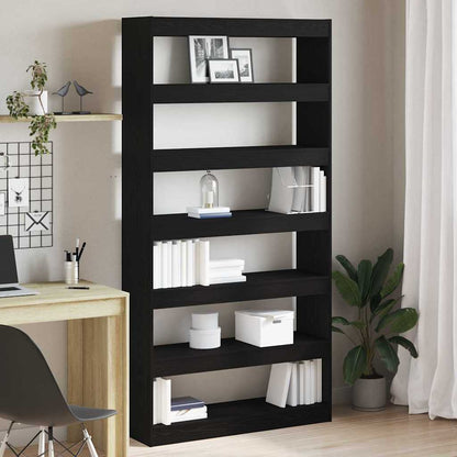 Bücherregal Schwarz Holzwerkstoff